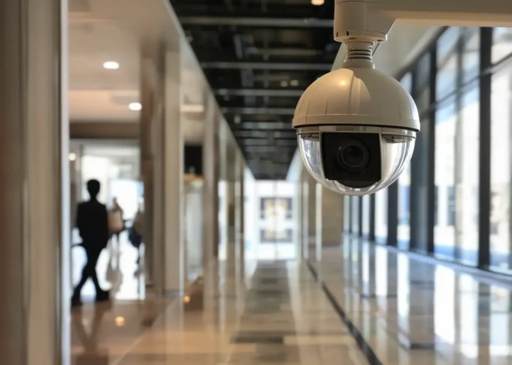 security camera inside corporation