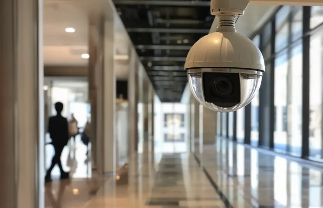 security camera inside corporation